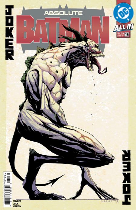 ABSOLUTE BATMAN (2024) #15 THIRD PRINTING CVR A NICK DRAGOTTA VAR