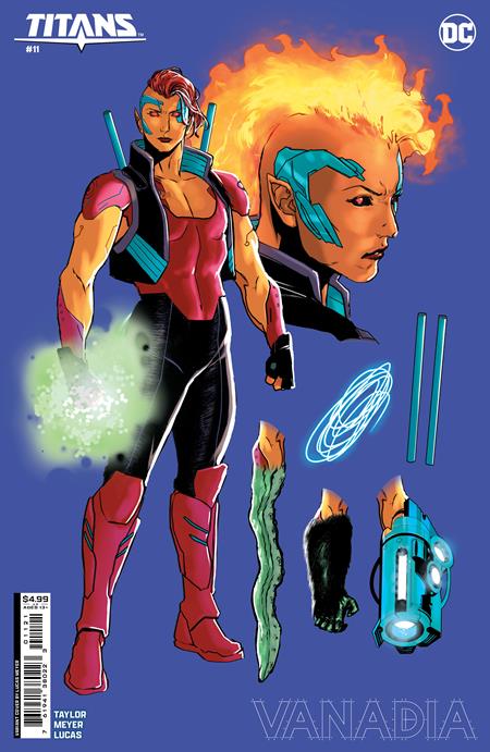 TITANS VOL 4 (2023) #11 CVR C LUCAS MEYER DESIGN CARD STOCK VAR
