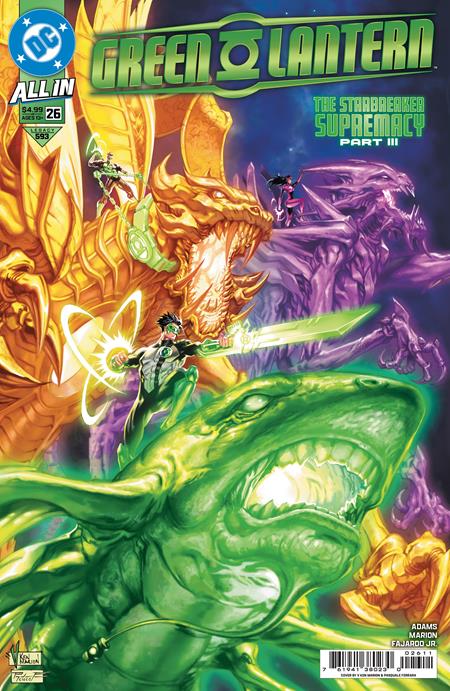 GREEN LANTERN (2023) #26 CVR A V KEN MARION CONNECTING (STARBREAKER SUPREMACY)