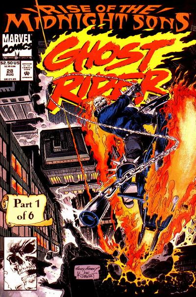 GHOST RIDER (1990) #28 - UNPOLYBAGGED (NO POSTER) (VF/NM)