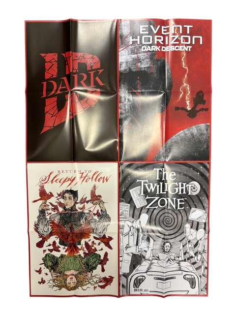 IDW DARK DOUBLE SIDED FOLDED PROMO POSTER