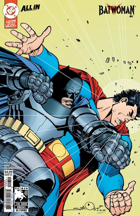BATWOMAN (2026) #6 CVR E WALTER SIMONSON & LAURA MARTIN DARK KNIGHT RETURNS 40TH ANNIVERSARY CARD STOCK VAR