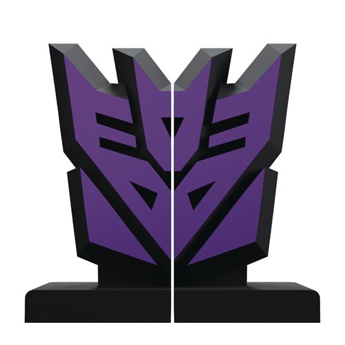 TRANSFORMERS DECEPTICON FACTION BOOKEND