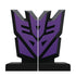 TRANSFORMERS DECEPTICON FACTION BOOKEND