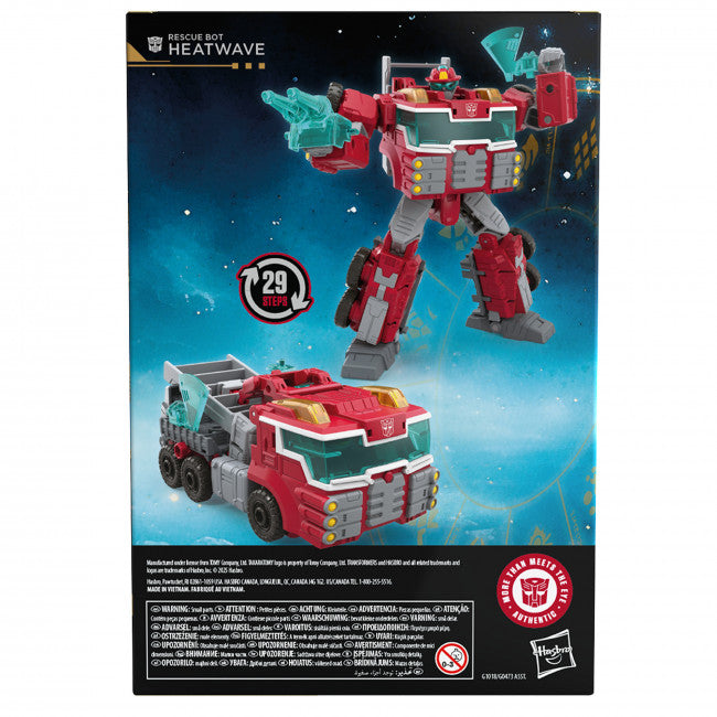 TRANSFORMERS AGE OF THE PRIMES VOYAGER CLASS RESCUE BOT HEATWAVE AF