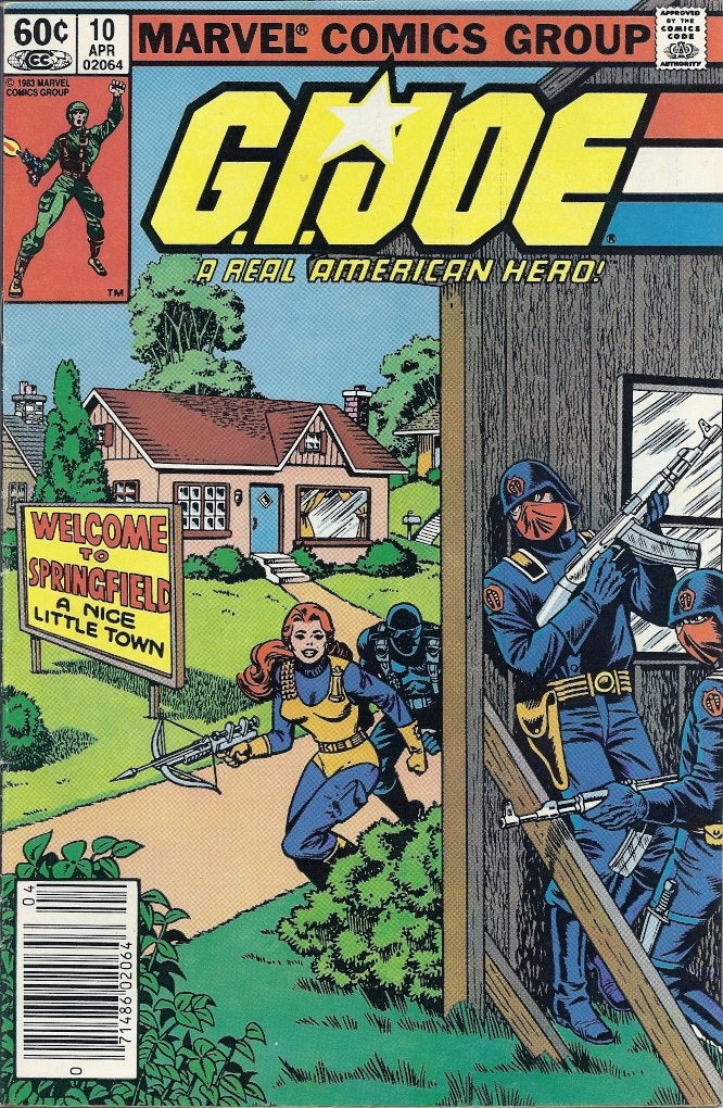 GI JOE A REAL AMERICAN HERO (1982) #10 - FIRST APPEARANCE DR VENOM