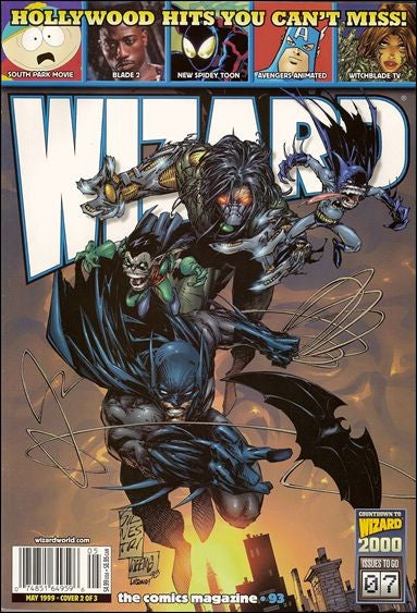 WIZARD (1991) #93 - MARC SILVESTRI COVER NOT POLYBAGGED (FN/VF)