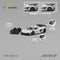 CM MODEL 1/64 KOENIGSEGG JESKO ATTACK PEARL WHITE