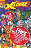 X-FORCE (1991) #1 - POLYBAGGED WITH SUNSPOT/GIDEON TRADING CARD