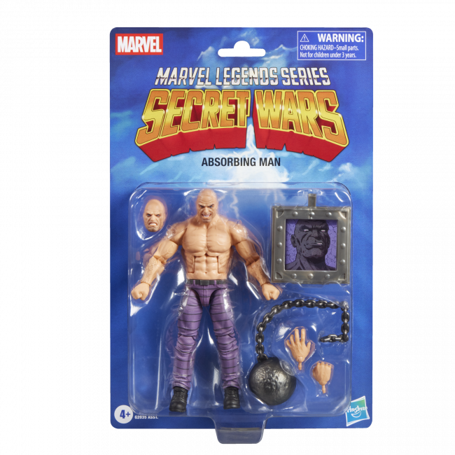 MARVEL LEGENDS SERIES SECRET WARS ABSORBING MAN AF