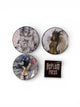 ASYLUM PRESS SET OF FOUR STICKERS
