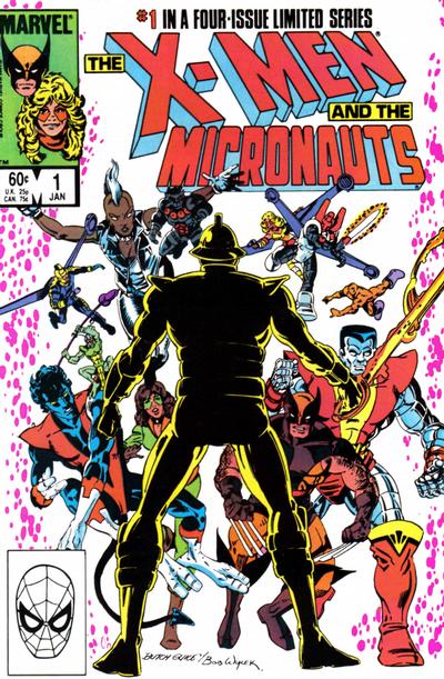 X-MEN AND THE MICRONAUTS (1984) #1 NEWSSTAND