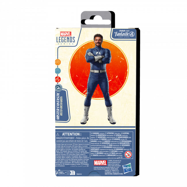 MARVEL LEGENDS SERIES FANTASTIC FOUR FIRST STEPS MISTER FANTASTIC AF