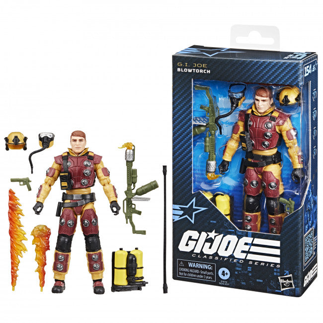 GI JOE CLASSIFIED SERIES #154 BLOWTORCH AF