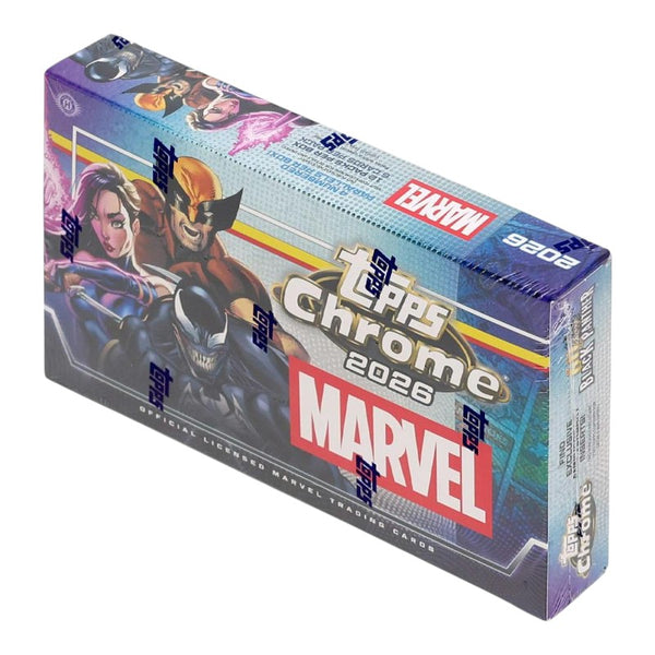 2026 TOPPS CHROME MARVEL HOBBY BOX
