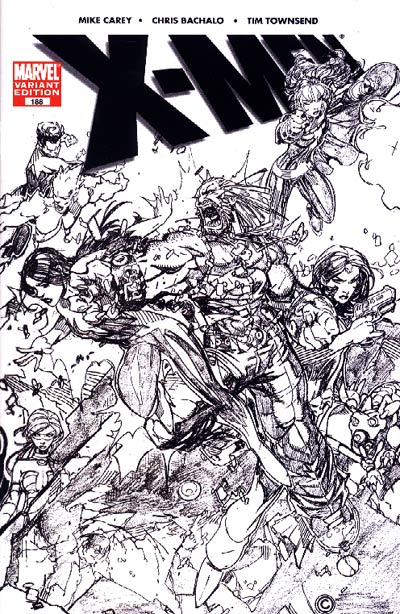 X-MEN (1991) #188 25 COPY INCV BACHALO SKETCH VAR