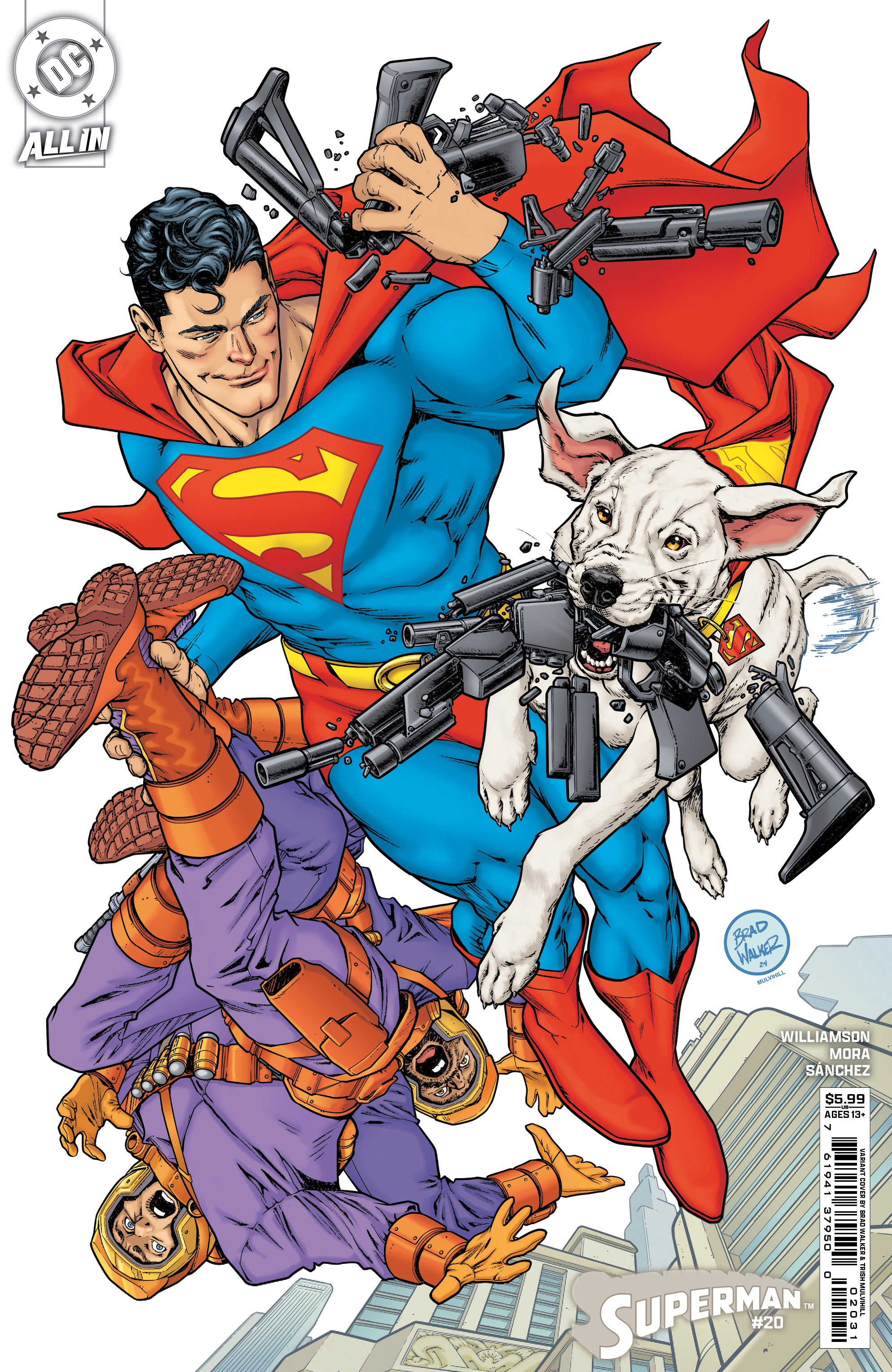 SUPERMAN (2023) #20 CVR C BRAD WALKER CARD STOCK VAR