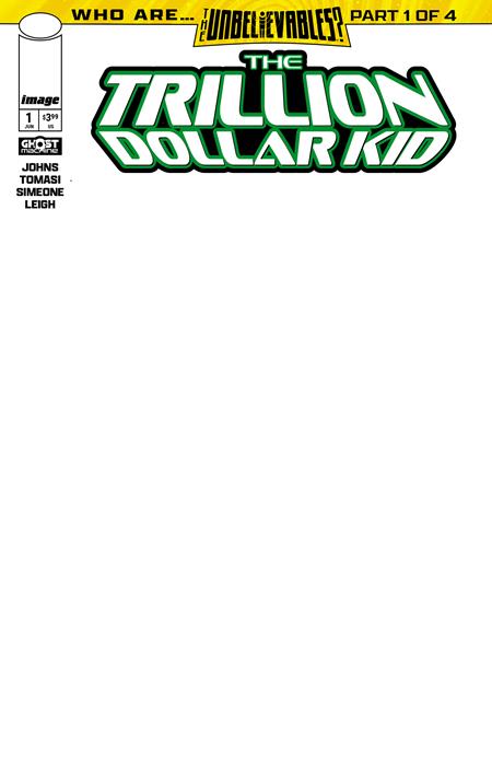 TRILLION DOLLAR KID (2026) #1 CVR E BLANK SKETCH VAR