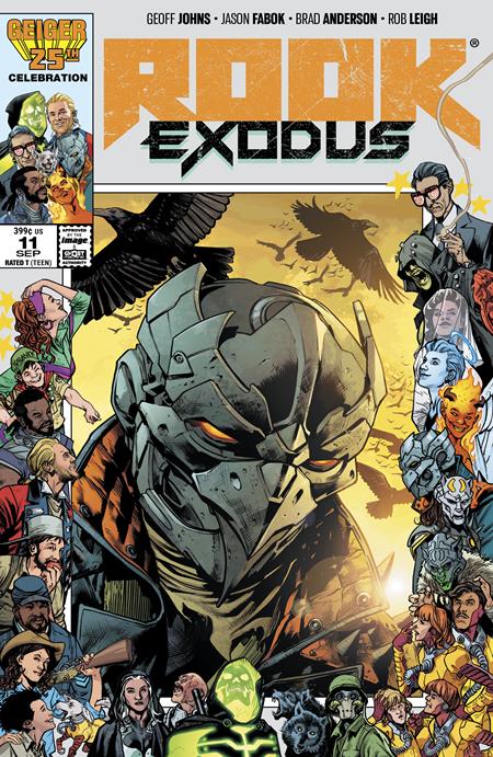 ROOK EXODUS (2024) #11 CVR D BRYAN HITCH & BRAD ANDERSON GEIGER #25 ANNIVERSARY