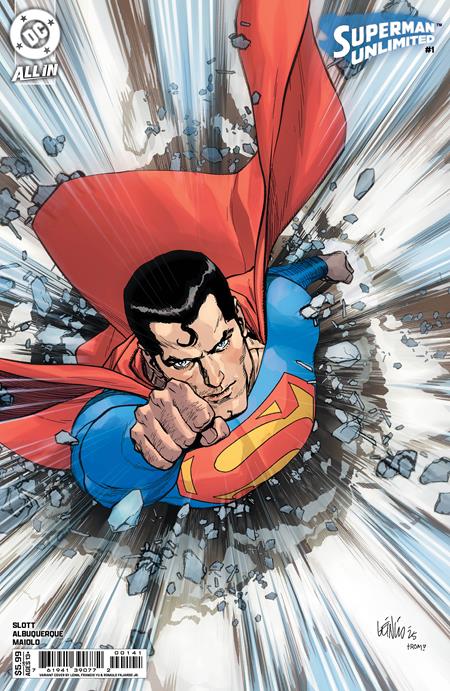 SUPERMAN UNLIMITED (2025) #1 CVR D LEINIL FRANCIS YU CARD STOCK VAR