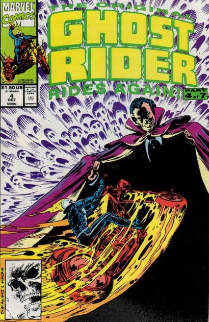ORIGINAL GHOST RIDER RIDES AGAIN (1991) #4