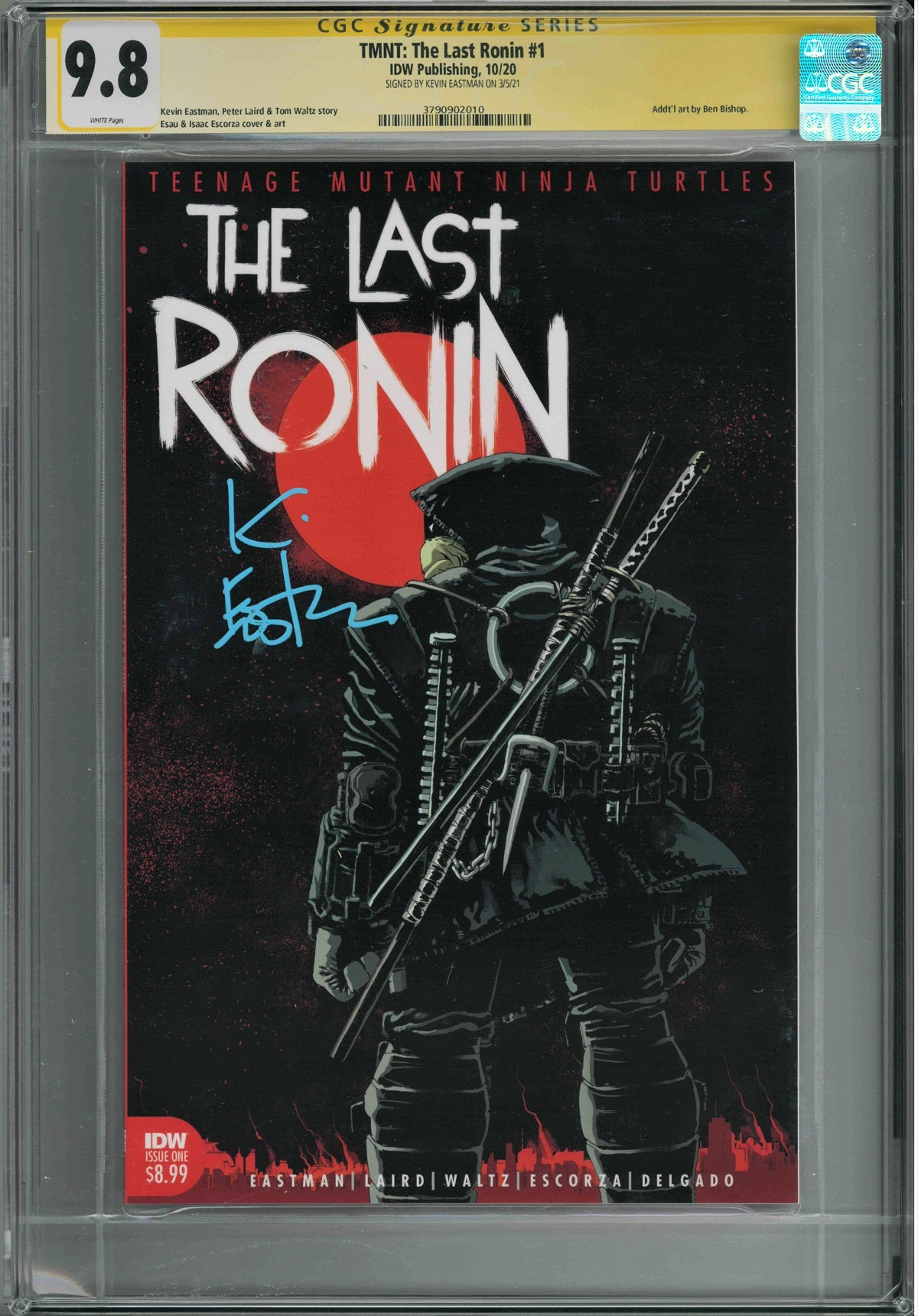 CGC TMNT: THE LAST RONIN #1 (9.8) SIGNATURE SERIES - SIGNED BY KEVIN EASTMAN