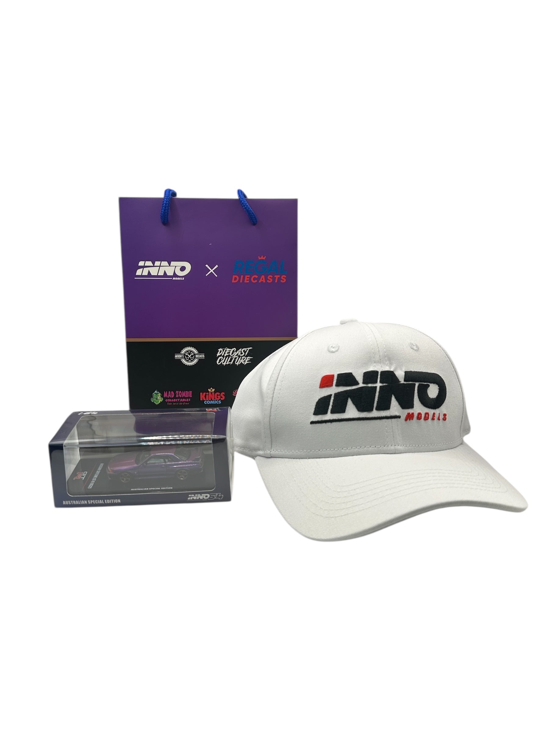 INNO64 1/64 NISSAN GTR R32 CHAMELEON PURPLE SHOW BAG (SYDNEY ROYAL EASTER SHOW SPECIAL)