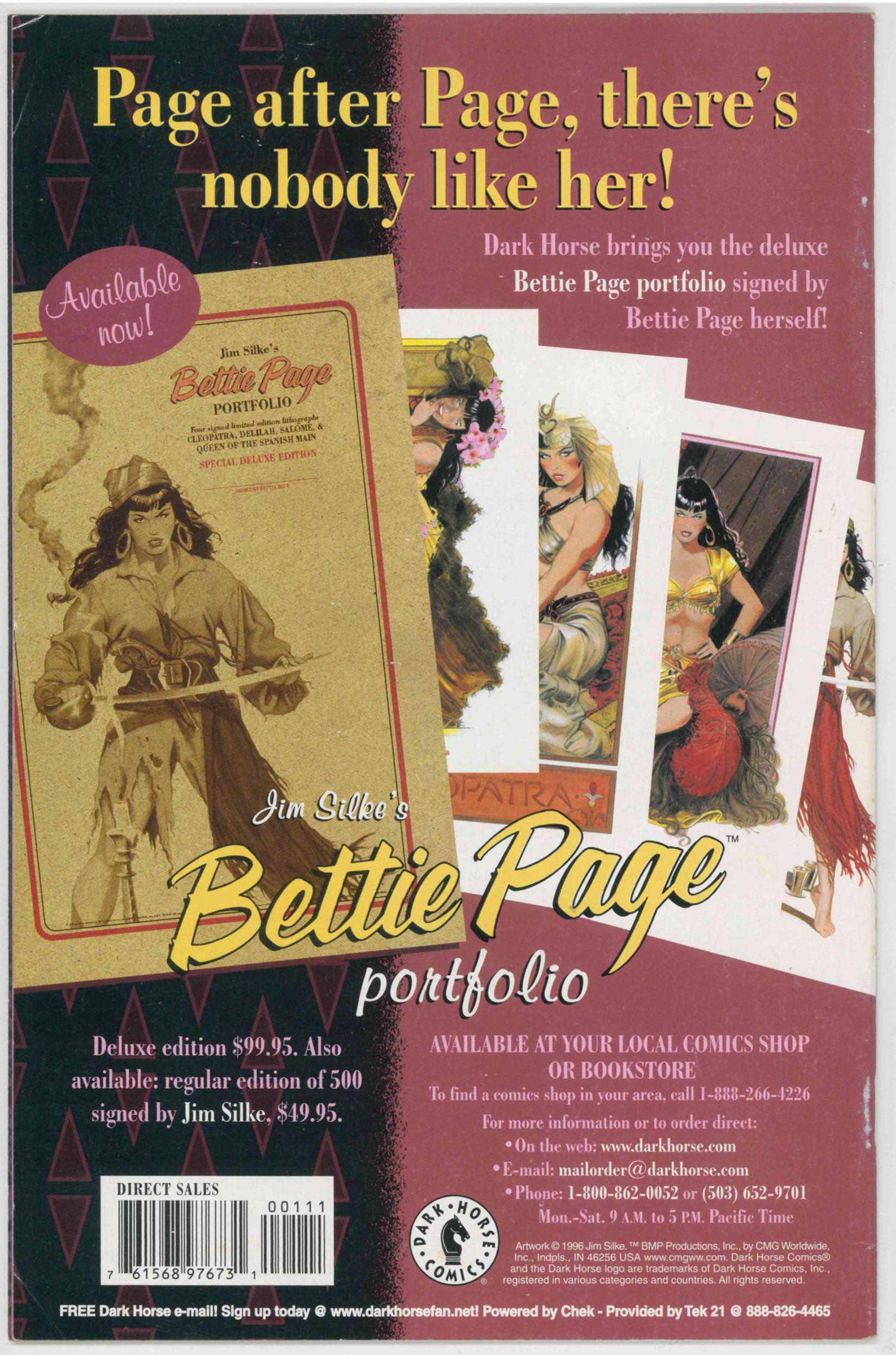 BETTIE PAGE QUEEN OF THE NILE (1999) #1 (FN)