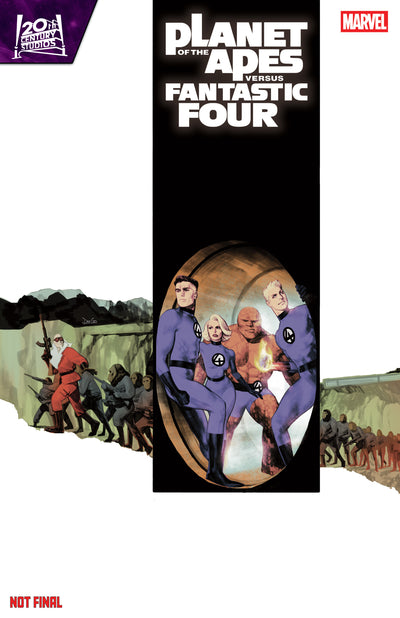 PLANET OF THE APES VS FANTASTIC FOUR (2026) #2 DAVI GO MOVIE HOMAGE VAR