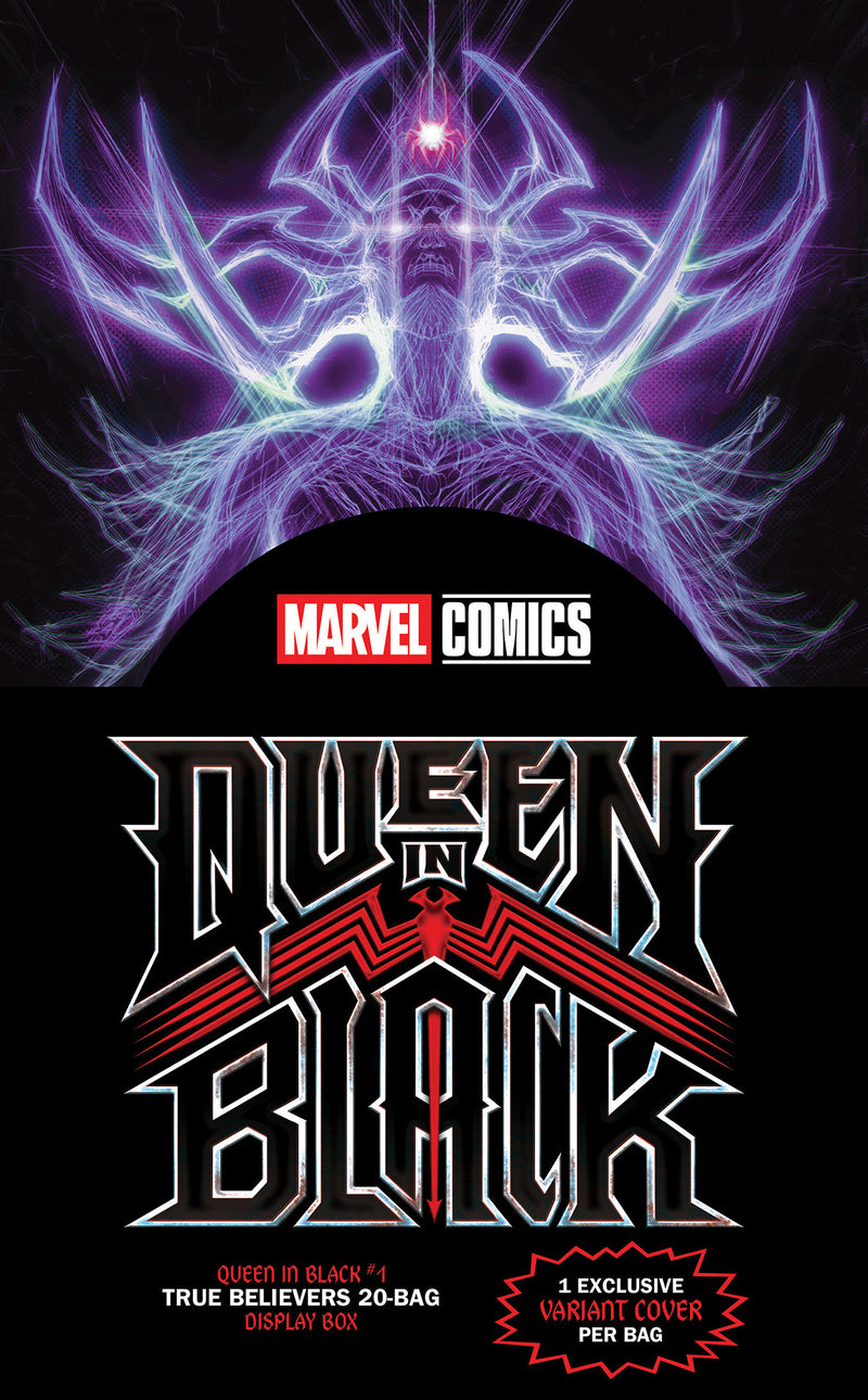 QUEEN IN BLACK (2026) #1 TRUE BELIEVERS 20-BAG DISPLAY BOX (ONE PER CUSTOMER)