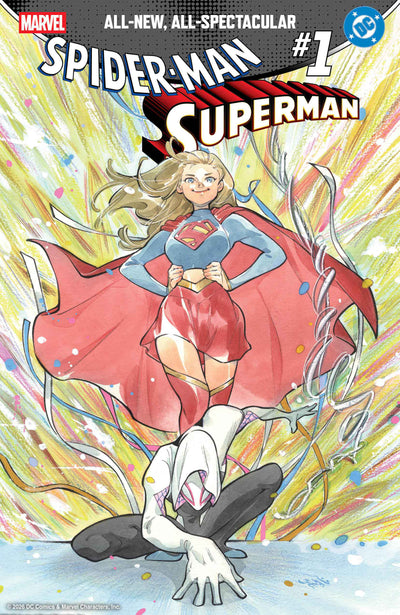MARVEL DC SPIDER-MAN SUPERMAN (2026) #1 PEACH MOMOKO VAR