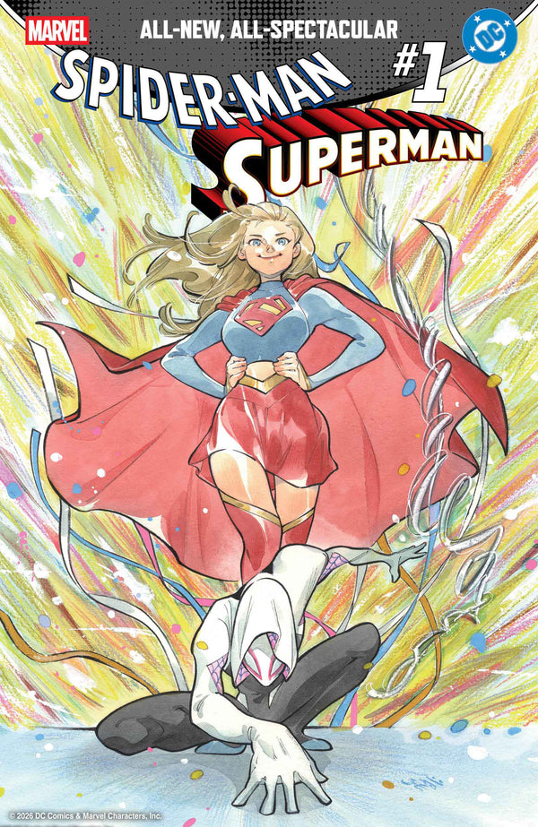 MARVEL DC SPIDER-MAN SUPERMAN (2026) #1 PEACH MOMOKO VAR