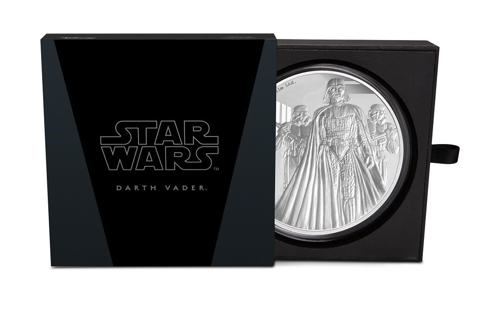 STAR WARS 2016 DARTH VADER 1 kg SILVER PROOF COIN