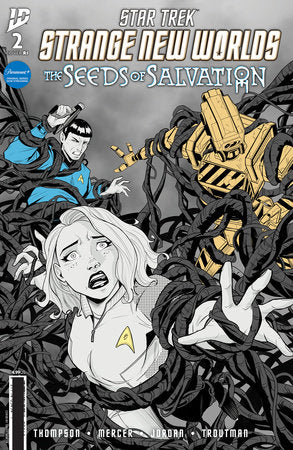 STAR TREK STRANGE NEW WORLDS THE SEEDS OF SALVATION (2025) #2 CVR D 10 COPY INCV MERCER B&W VAR