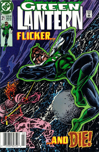 GREEN LANTERN (1990) #21 NEWSSTAND EDITION (FN/VF)