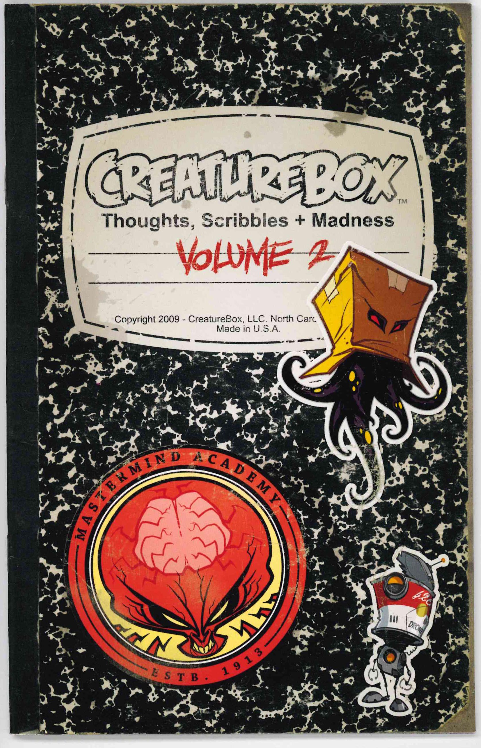 *SIGNED* CREATUREBOX SKETCHBOOKS (2009) - SET OF TWO