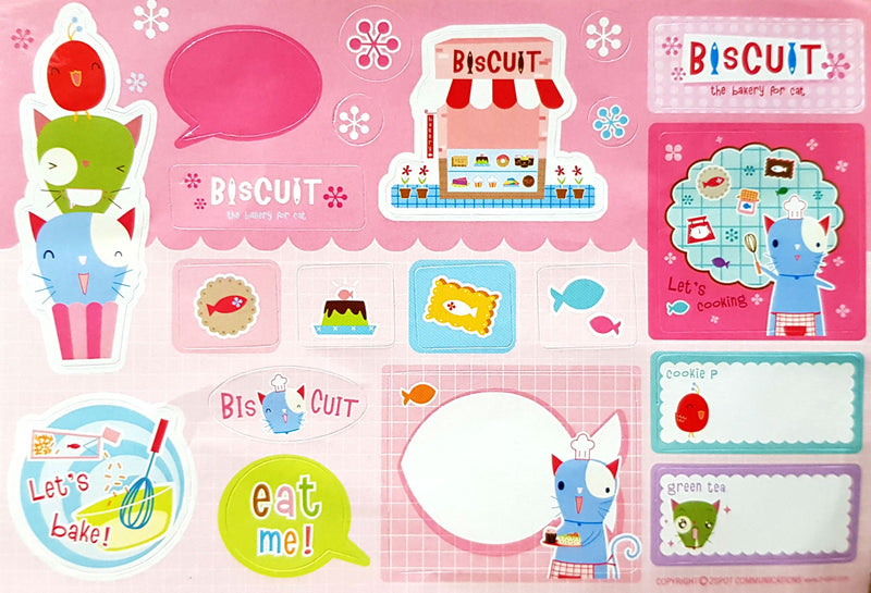 BC BISCUIT STICKER PINK