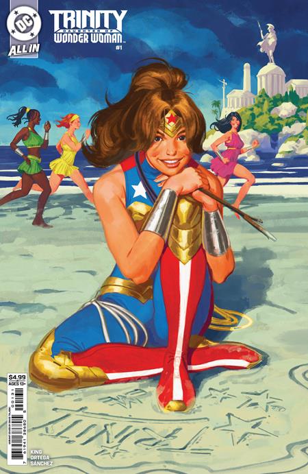 TRINITY DAUGHTER OF WONDER WOMAN (2025) #1 CVR B DAVID TALASKI CARD STOCK VAR