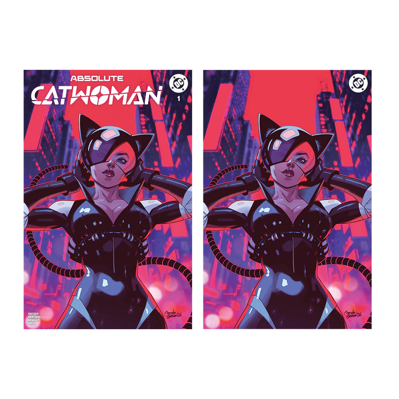 *SET* ABSOLUTE CATWOMAN (2026) #1 KINGS COMICS & WALTS COMIC SHOP EXCLUSIVE VAR (SET OF TWO) (LIMITED TO 1,000 COPIES EACH WORLDWIDE)