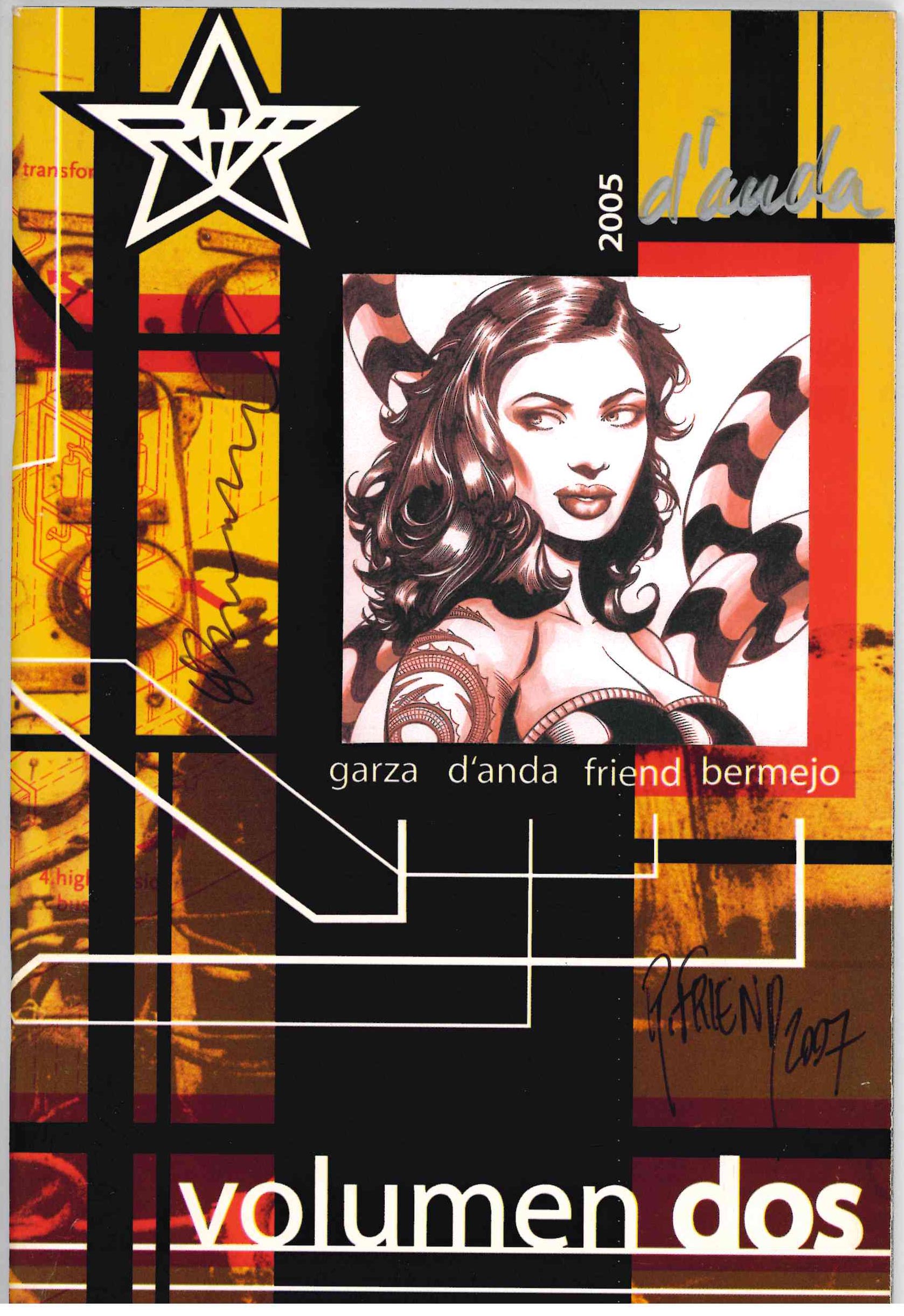 *MULTI SIGNED* PH4 SKETCHBOOK (2007) - LEE BERMEJO, CARLOS D'ANDA, RICHARD FRIEND