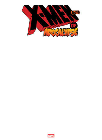 X-MEN OF APOCALYPSE ALPHA (2025) #1 (ONE SHOT) BLANK COVER VAR