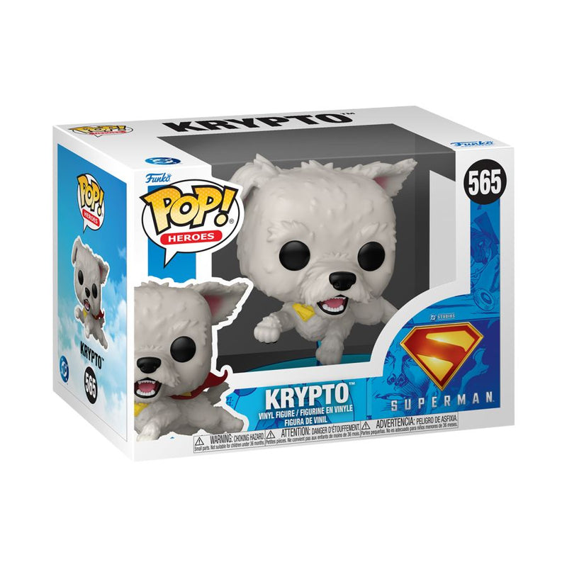 POP SUPERMAN (2025) KRYPTO VINYL FIG