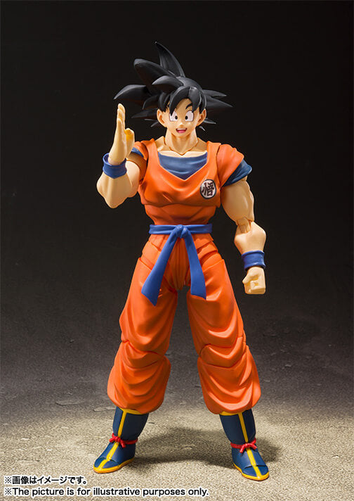 S.H.FIGUARTS DRAGON BALL SON GOKU A SAIYAN RAISED ON EARTH FIGURE AF