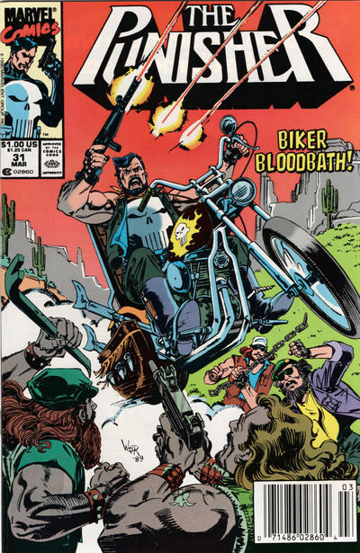 PUNISHER (1987) #31 NEWSSTAND EDITION
