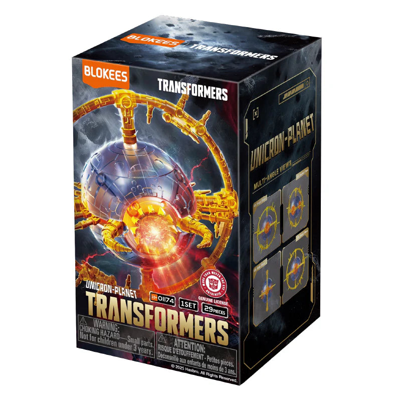 BLOKEES TRANSFORMERS UNICRON PLANET TRANSPARENT VERSION