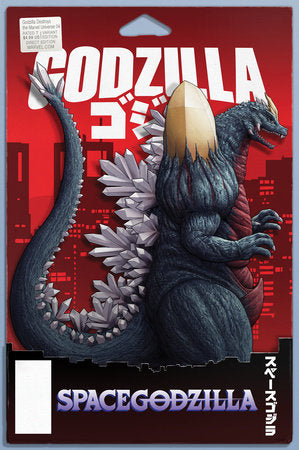 GODZILLA DESTROYS THE MARVEL UNIVERSE (2025) #4 JOHN TYLER CHRISTOPHER ACTION FIGURE VAR