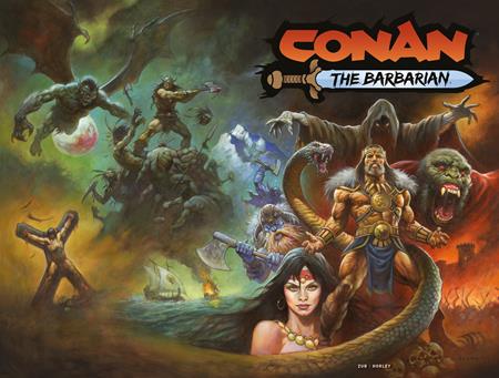CONAN THE BARBARIAN (2023) #25 CVR F ALEX HORLEY WRAPAROUND CARD STOCK VAR