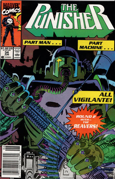 PUNISHER (1987) #34 NEWSSTAND EDITION