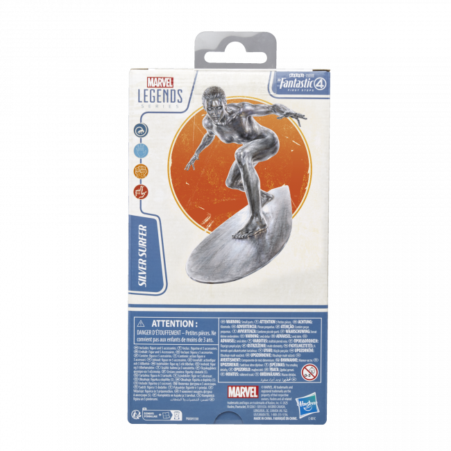 MARVEL LEGENDS SERIES FANTASTIC FOUR FIRST STEPS SILVER SURFER AF
