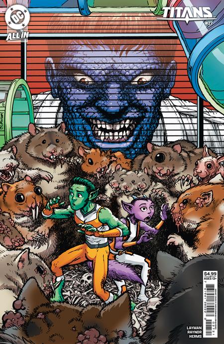 TITANS (2023) #27 CVR B CHRIS BURNHAM CARD STOCK VAR